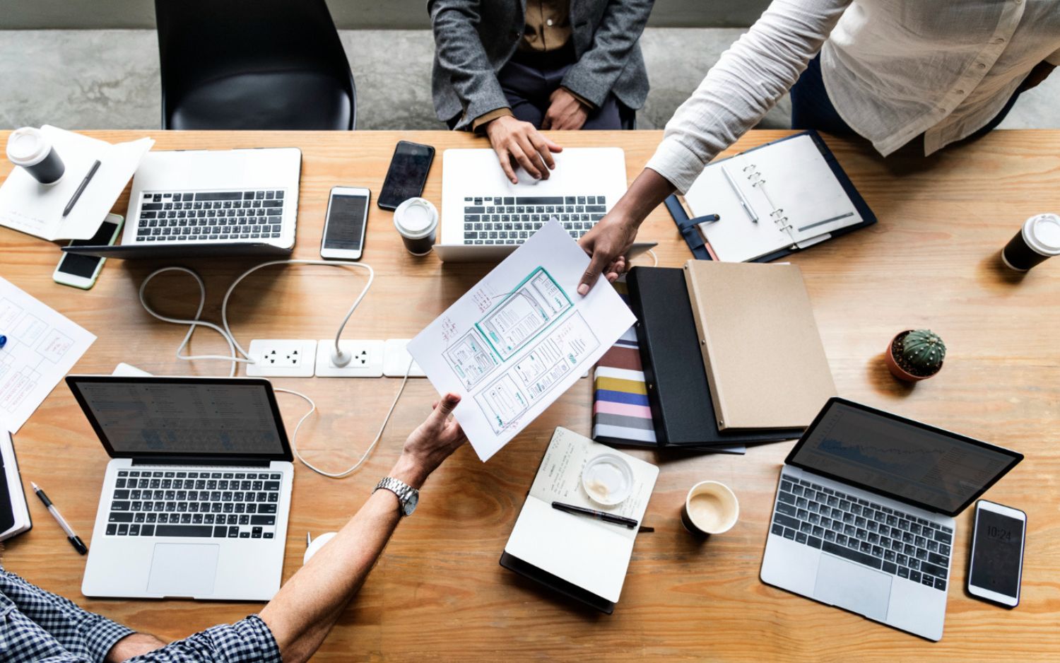 equipe travail agence web